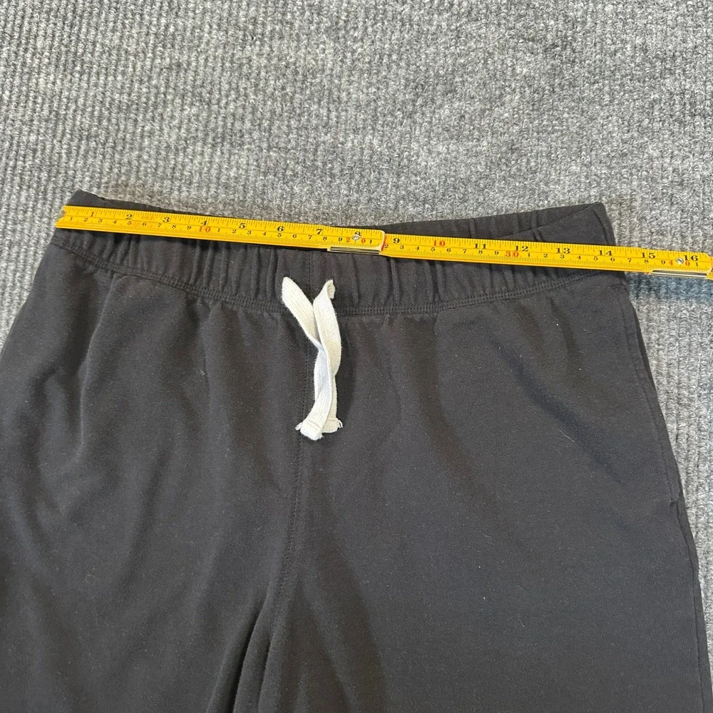 The Children's Place Fleece Pull On Shorts 16 XXL Husky Black Cotton Blend